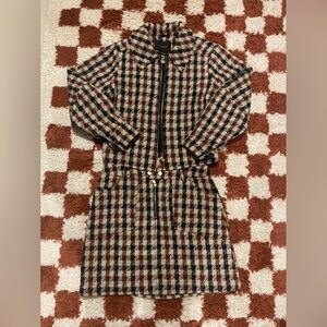 Scotch & Soda Tweed Miniskirt + Jacket Set